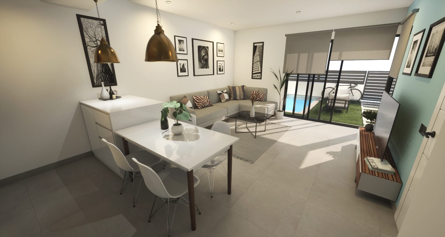 9 Villa in Los Alcazares, 400m from the sea