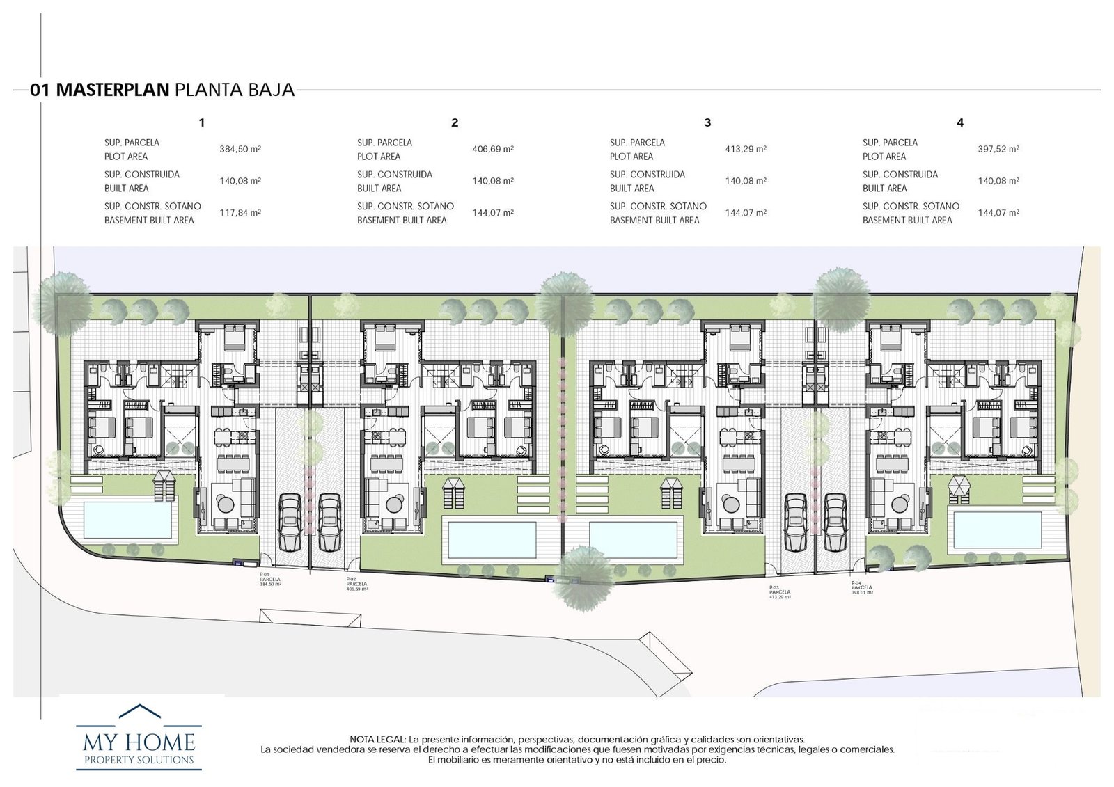 Plot Planta Baja Luxury villa in Santa Rosalia