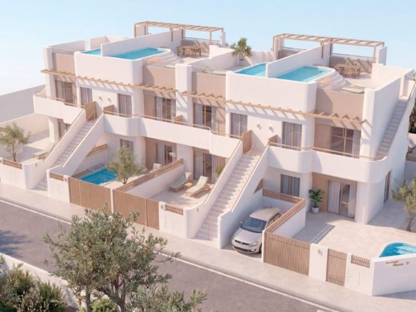 Bungalow de 2 dormitorios en Pilar de la Horadada
