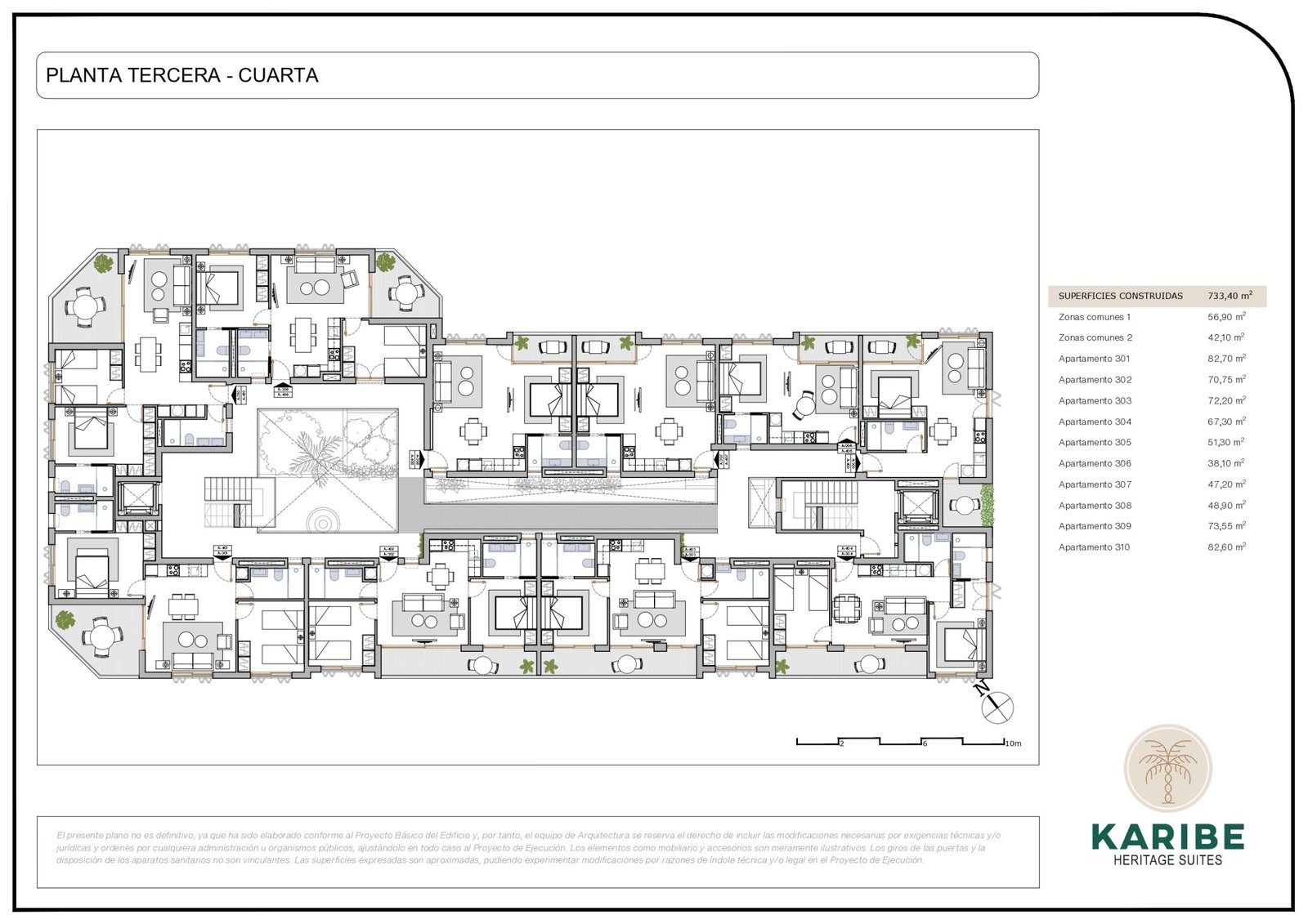 PLANTA 3º – 4º Apartamentos turísticos en Lo Pagan